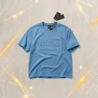 Hugo Boss Embossed Premium Cotton T-Shirt